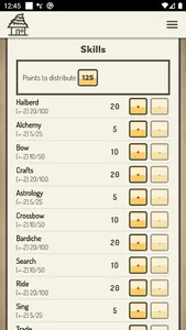 RPG Role character generator screenshot 6