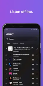 Music Player - Audio Player -  screenshot 2