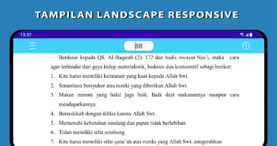 Al-Qur'an Hadis Kelas 8 MTs screenshot 5