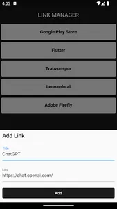 Link Manager screenshot 5