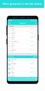 Grocery List screenshot 1