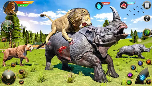 Lion Games Wild Lion Simulator screenshot 1