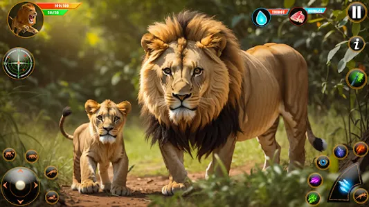 Lion Games Wild Lion Simulator screenshot 3