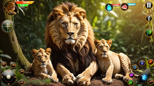 Lion Games Wild Lion Simulator screenshot 4