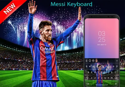 Lionel Messi Keyboard theme screenshot 0