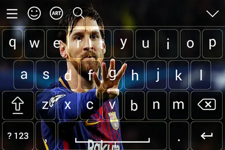 Lionel Messi Keyboard theme screenshot 1