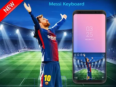 Lionel Messi Keyboard theme screenshot 2