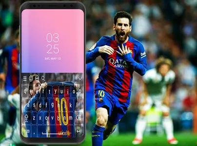 Lionel Messi Keyboard theme screenshot 3