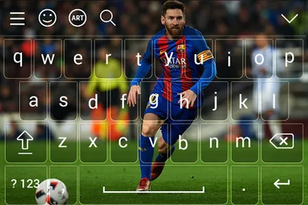 Lionel Messi Keyboard theme screenshot 6