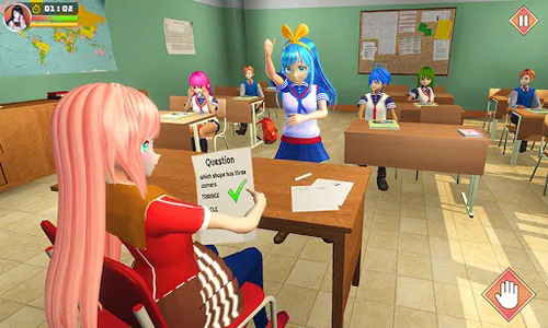 Virtual Anime High School Girl screenshot 3