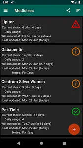 MedsStockTracker screenshot 1