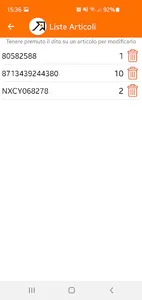 Liste Articoli screenshot 3