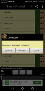 Listen Quran - Mp3 Audio Quran screenshot 2