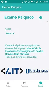 Exame Psíquico screenshot 6