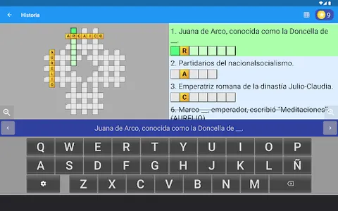 Crucigrama en español screenshot 13