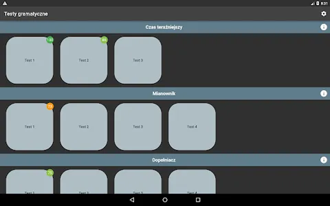 Polish Grammar Tests screenshot 14