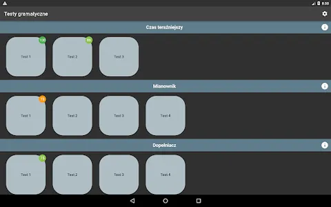 Polish Grammar Tests screenshot 21