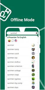 English to Lithuanian Dictiona screenshot 2