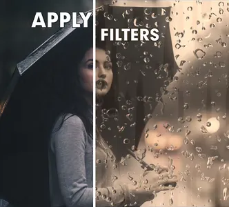 Rain Effect Video Maker and li screenshot 2