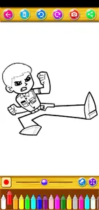 Little Singham coloring book screenshot 10