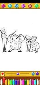 Little Singham coloring book screenshot 11