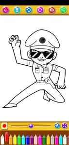 Little Singham coloring book screenshot 16