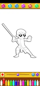 Little Singham coloring book screenshot 6
