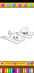 Little Singham coloring book screenshot 7