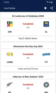 Live Cricline screenshot 0