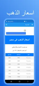 اسعار الذهب فى مصر screenshot 1