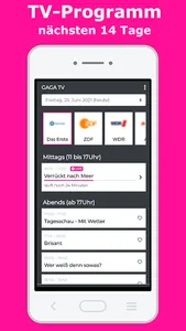 Live TV App Fernsehen screenshot 1