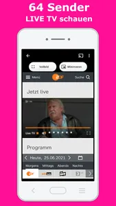 Live TV App Fernsehen screenshot 4