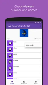 Live viewers for Twitch screenshot 1