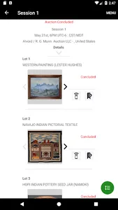 RG Munn Auctions screenshot 1