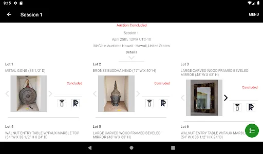 McClain Auctions Hawaii screenshot 7