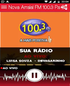 Nova Arraial FM 100.3 P.s BA screenshot 0