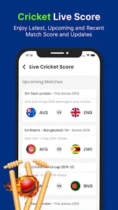 Live Cricket Scores- Live Line screenshot 1