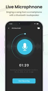 Live Microphone - Mic Announce screenshot 1