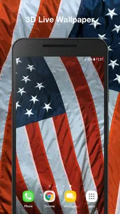 American Flag Live Wallpaper screenshot 0