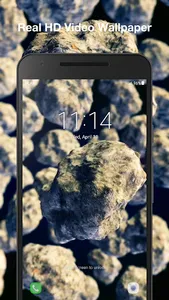 Asteroids Live Wallpaper screenshot 2