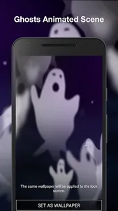 Halloween Ghost Live Wallpaper screenshot 1