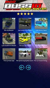 Bussid Pick Up Sound System screenshot 2