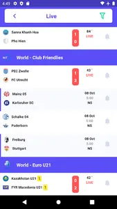 Livesoccer - live soccer score screenshot 1