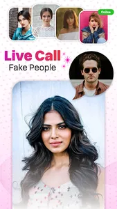 Live Fake Video Call - GF Call screenshot 1