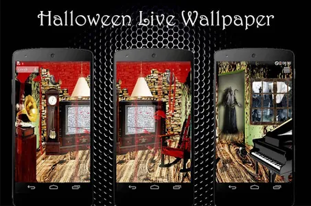 Halloween Live Wallpaper HD screenshot 0