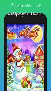 Christmas Live Wallpaper Music screenshot 0