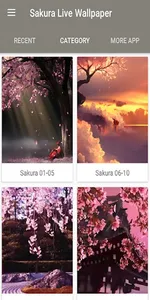 Sakura Live Wallpaper 3D screenshot 4