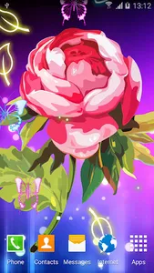 Abstract Flower Live Wallpaper screenshot 1