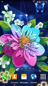 Abstract Flower Live Wallpaper screenshot 2