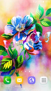 Abstract Flower Live Wallpaper screenshot 4